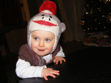 Knitted Sock Monkey Hats ( Images