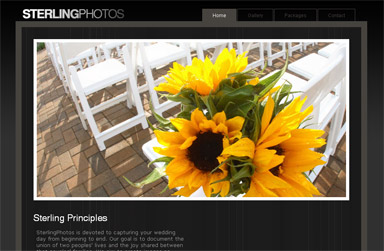 SterlingPhotos Website Snapshot